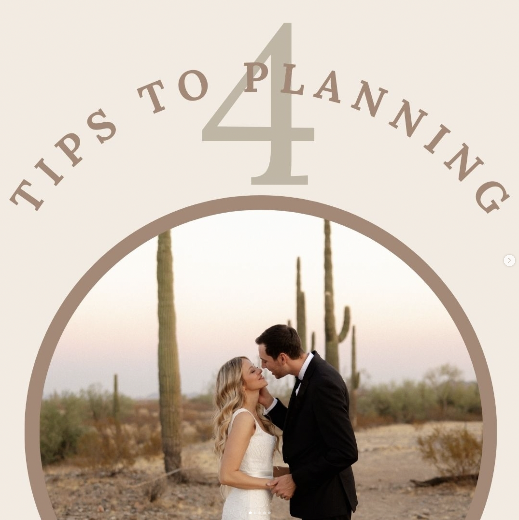 4 tips for planning your wedding